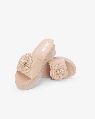 Dép Đế Xuồng Hạnh Dung Quai To Đính Hoa HD0328AC