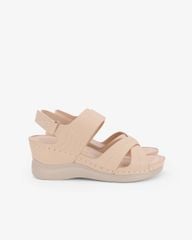 Sandal Đế Xuồng Hạnh Dung Quai Chéo Dập Vân HD0333AC