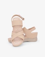 Sandal Đế Xuồng Hạnh Dung Quai Chéo Dập Vân HD0333AC