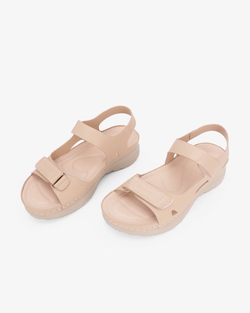 Sandal Đế Xuồng Hạnh Dung Quai Dán Đôi HD0334AC
