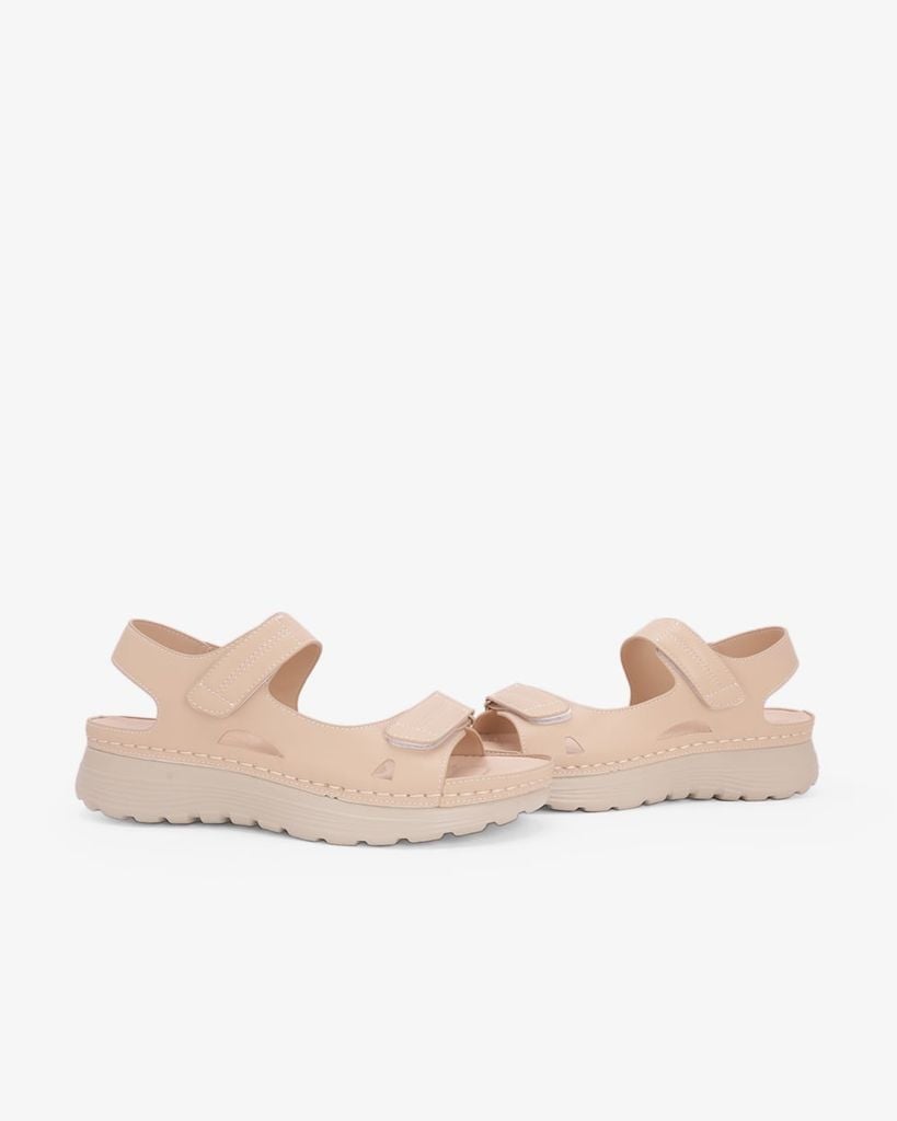 Sandal Đế Xuồng Hạnh Dung Quai Dán Đôi HD0334AC