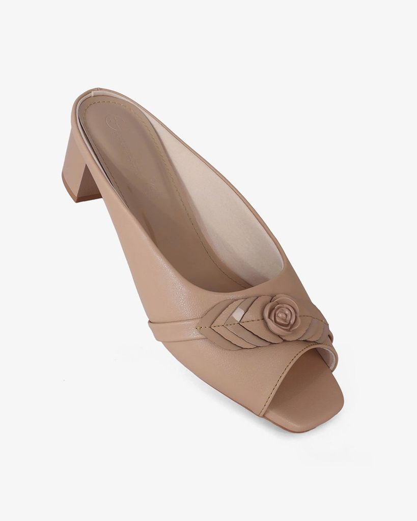 Dép Cao Gót Hạnh Dung Hở Mũi Dây Tim HD041006AD