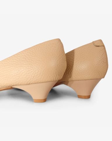 Giày Cao Gót Hạnh Dung Mũi Nhọn Khóa Nơ To HD041018AD