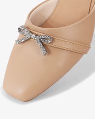 Dép Bít Mũi Hạnh Dung Khóa Nơ Xoàn HD041023AD