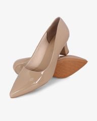 Giày Cao Gót Hạnh Dung Mũi Nhọn Da Bóng HD041040AD