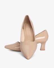 Giày Cao Gót Hạnh Dung Mũi Nhọn Da Bóng HD041040AD