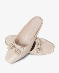 Dép Bít Mũi Hạnh Dung Mũi Vuông Khóa Nơ HD041059AD