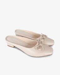 Dép Bít Mũi Hạnh Dung Mũi Vuông Khóa Nơ HD041059AD