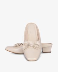 Dép Bít Mũi Hạnh Dung Mũi Vuông Khóa Nơ HD041059AD