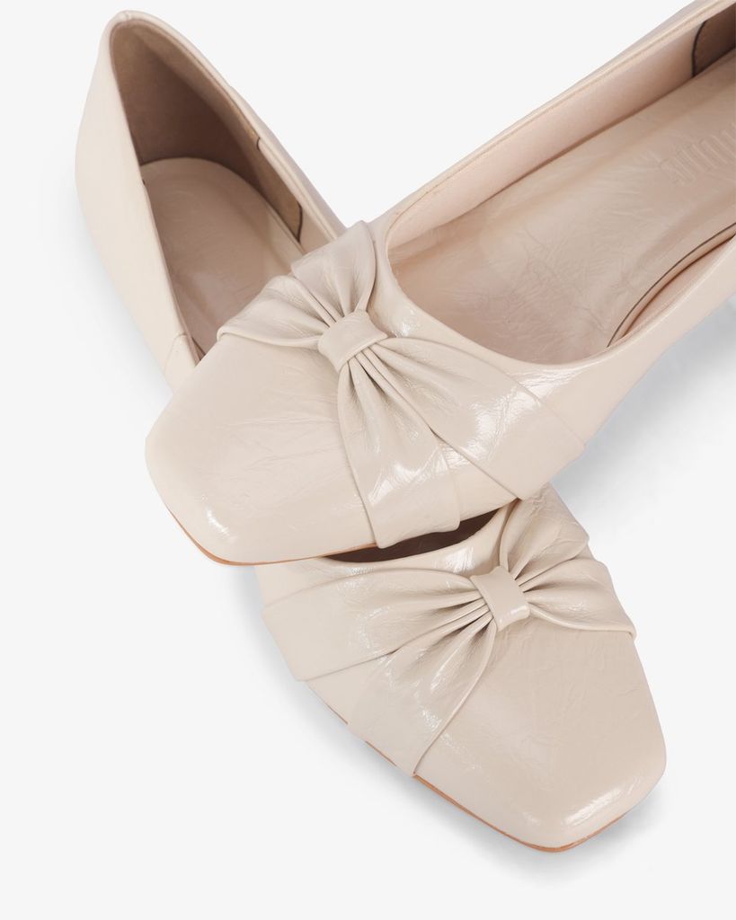 Giày Cao Gót Hạnh Dung Nơ Kiểu HD041060AD