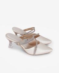 Giày Sandal Hạnh Dung Quai Đôi Bản Mảnh Đính Đá HD041065AD