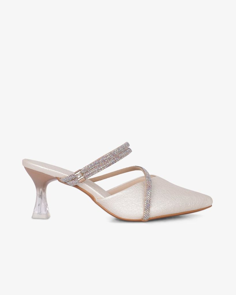 Giày Sandal Hạnh Dung Quai Đôi Bản Mảnh Đính Đá HD041065AD