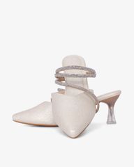 Giày Sandal Hạnh Dung Quai Đôi Bản Mảnh Đính Đá HD041065AD