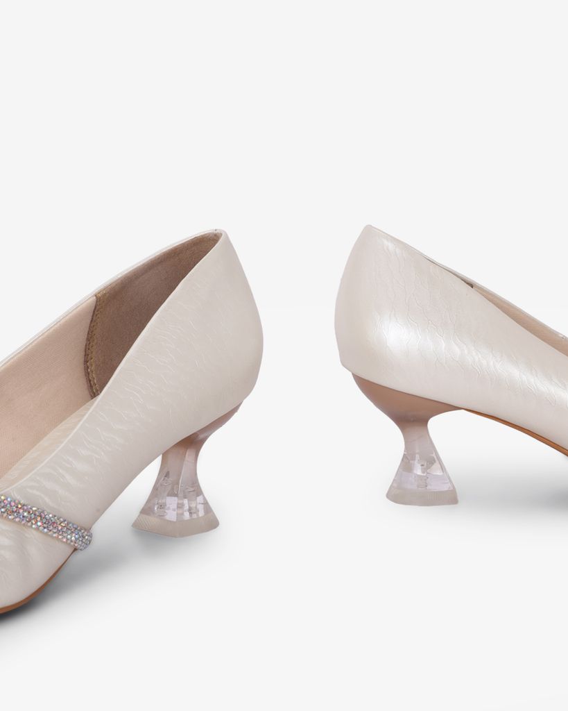 Giày Cao Gót Hạnh Dung Vân Đá Dây Xoàn HD041068AD