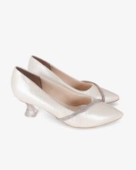 Giày Cao Gót Hạnh Dung Vân Đá Dây Xoàn HD041068AD