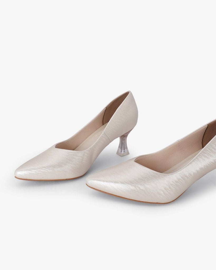 Giày Cao Gót Hạnh Dung Vân Đá Mũi Nhọn HD041069AD