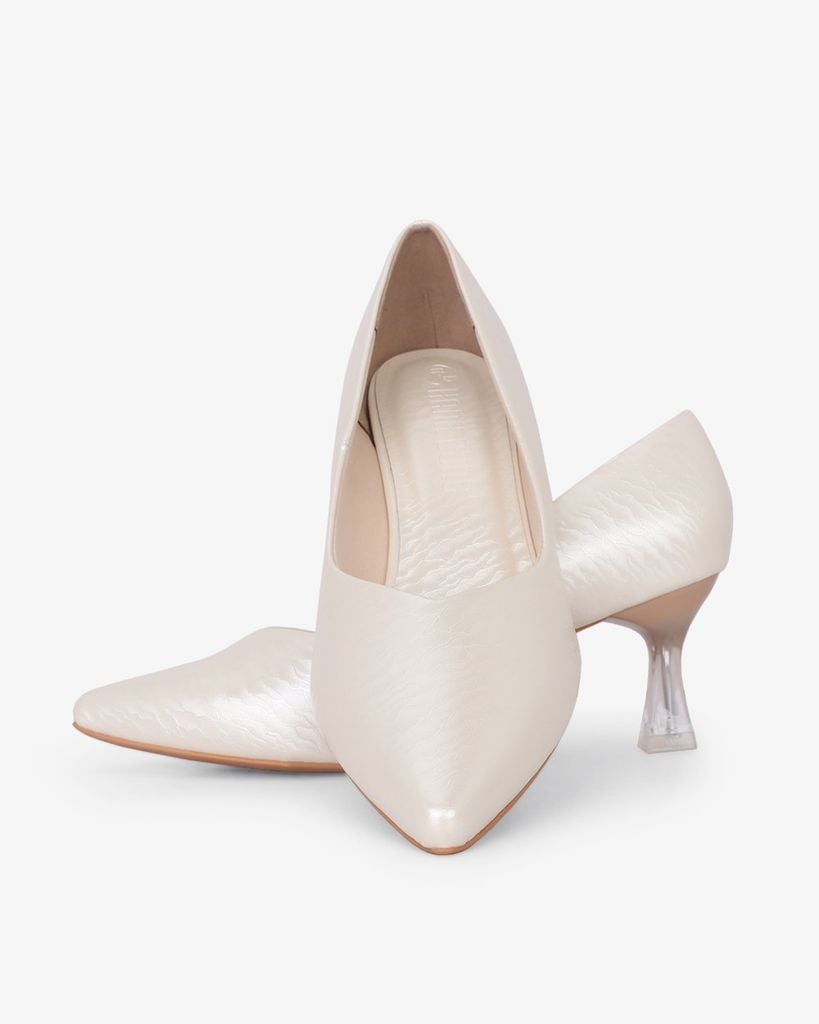 Giày Cao Gót Hạnh Dung Vân Đá Mũi Nhọn HD041069AD