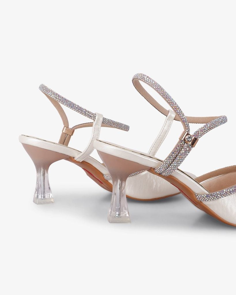 Giày Sandal Hạnh Dung Quai Dây Đính Đá HD041071AD