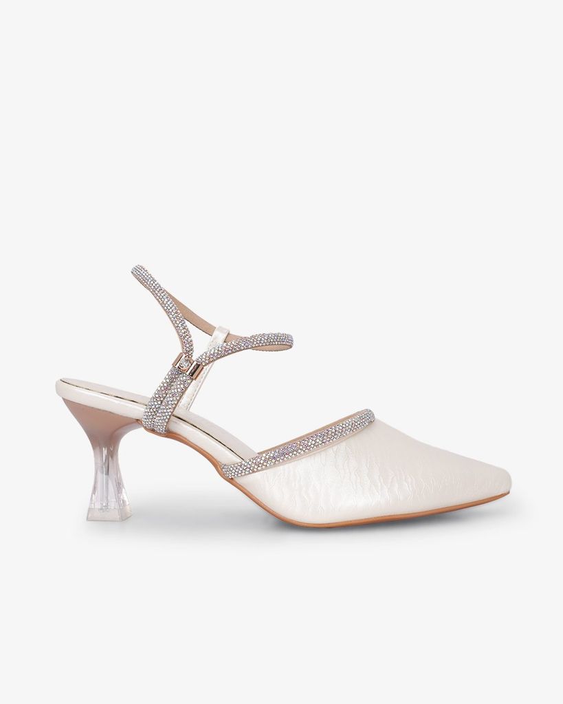 Giày Sandal Hạnh Dung Quai Dây Đính Đá HD041071AD