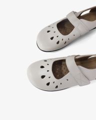 Giày Búp Bê Hạnh Dung Đục Lỗ Mũi Tròn HD041074AD