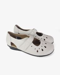 Giày Búp Bê Hạnh Dung Đục Lỗ Mũi Tròn HD041074AD