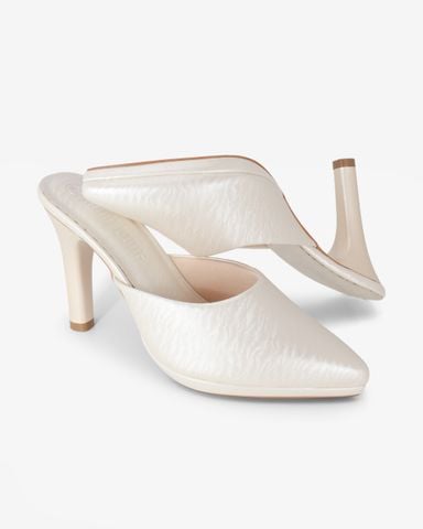 Dép Bít Mũi Hạnh Dung Quai Trơn Mũi Nhọn HD041077AD