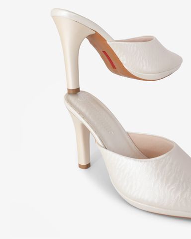 Dép Bít Mũi Hạnh Dung Quai Trơn Mũi Nhọn HD041077AD