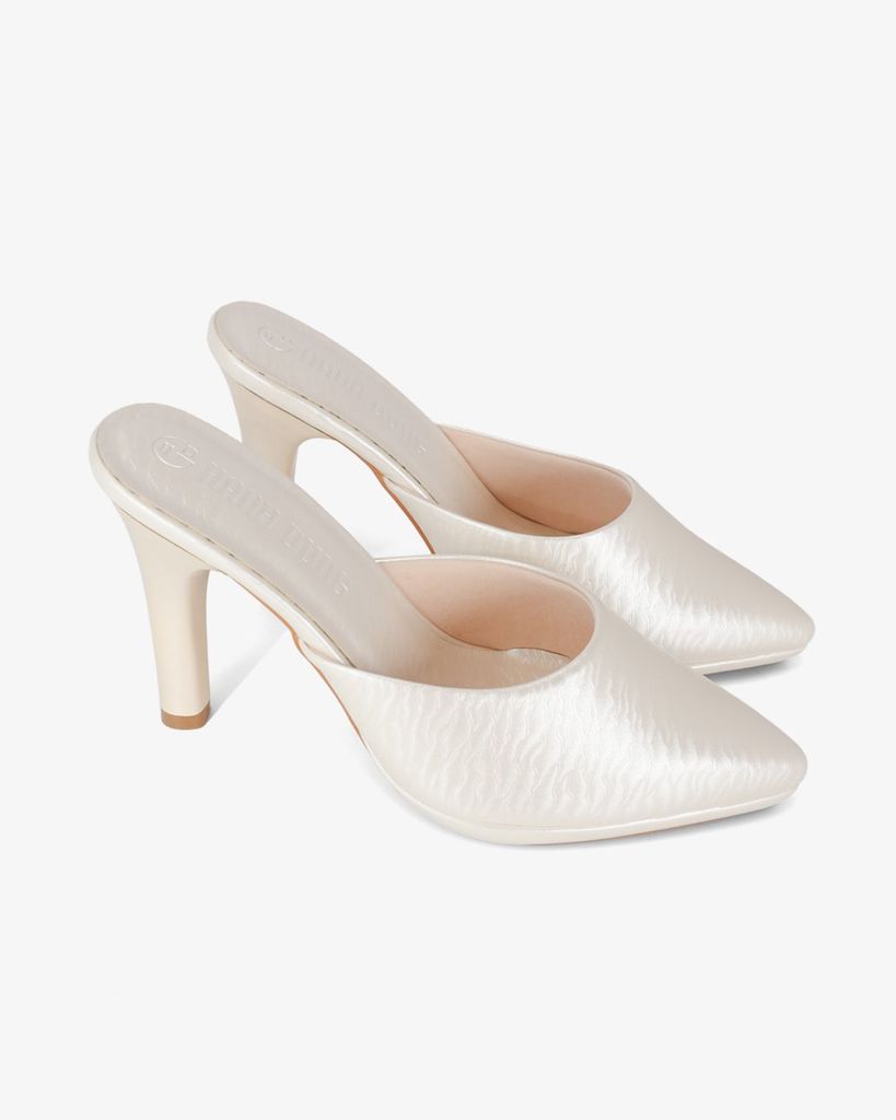 Dép Bít Mũi Hạnh Dung Quai Trơn Mũi Nhọn HD041077AD