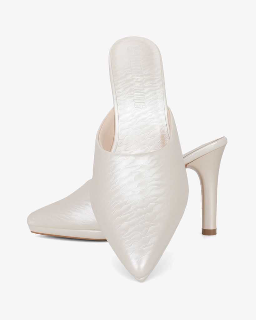 Dép Bít Mũi Hạnh Dung Quai Trơn Mũi Nhọn HD041077AD