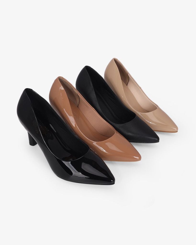 Giày Cao Gót Hạnh Dung Trơn HD041084AD