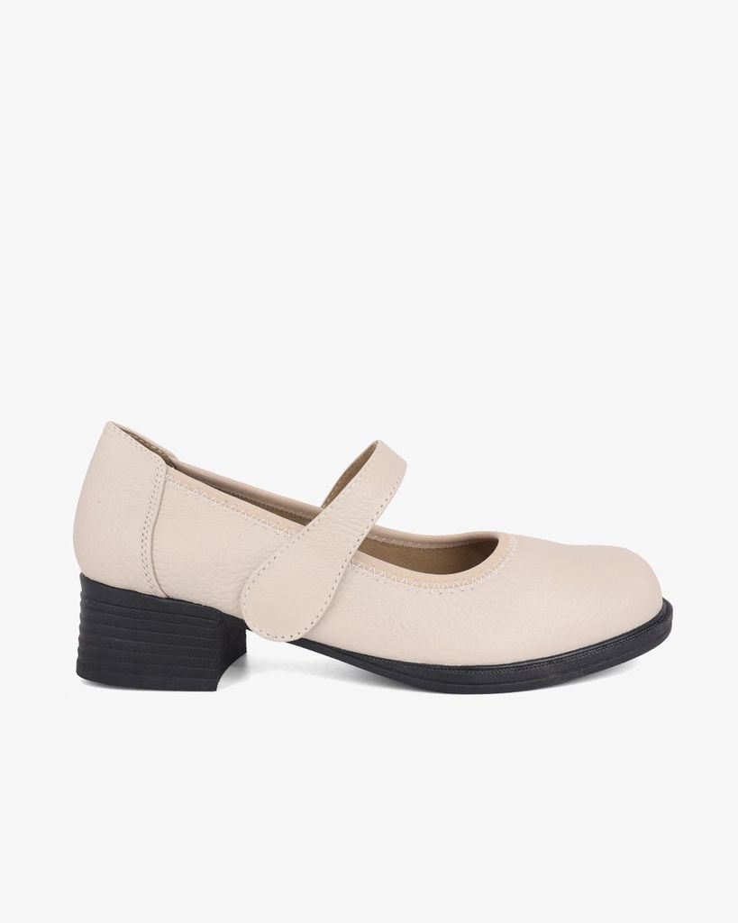 Giày Cao Gót Hạnh Dung Mũi Vuông Quai Dán HD041087AD