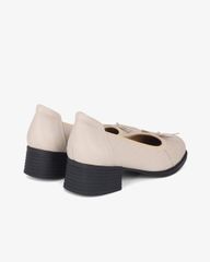 Giày Cao Gót Hạnh Dung Mũi Vuông Nơ HD041088AD