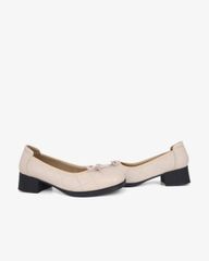 Giày Cao Gót Hạnh Dung Mũi Vuông Nơ HD041088AD