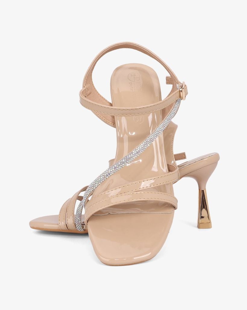 Sandal Cao Gót Hạnh Dung Dây Xoàn Xéo HD041097AD