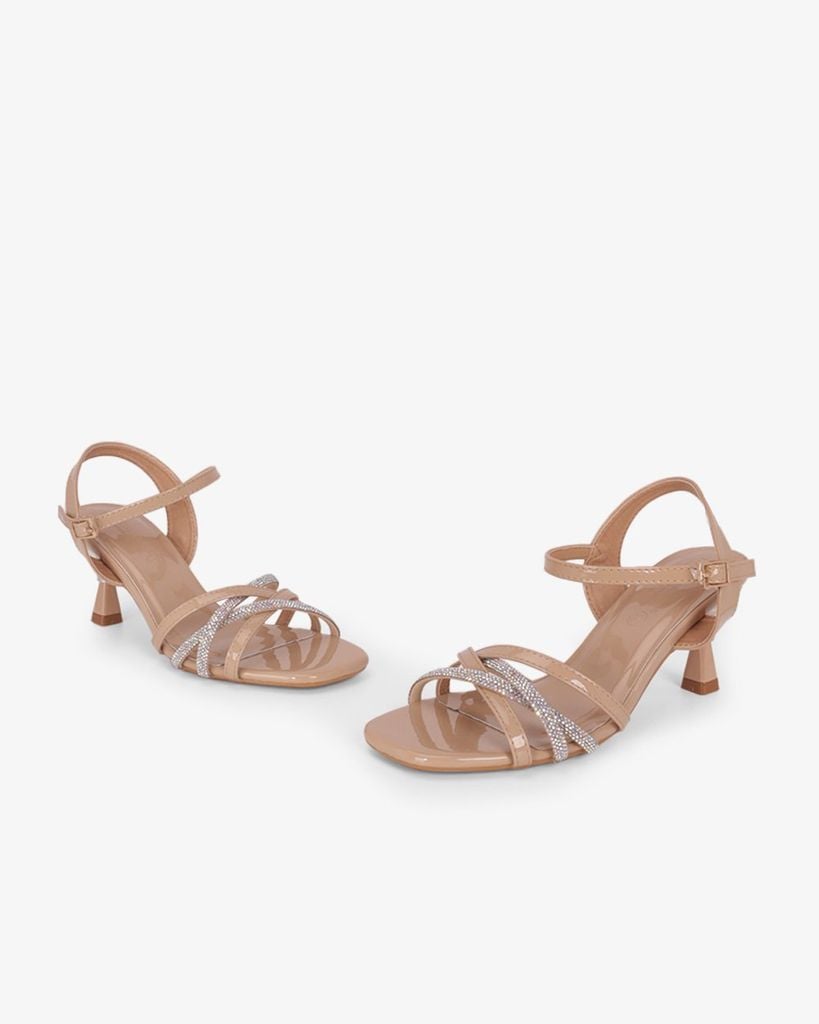 Sandal Hạnh Dung Dây Chéo Đan Xoàn Dây HD041103AD