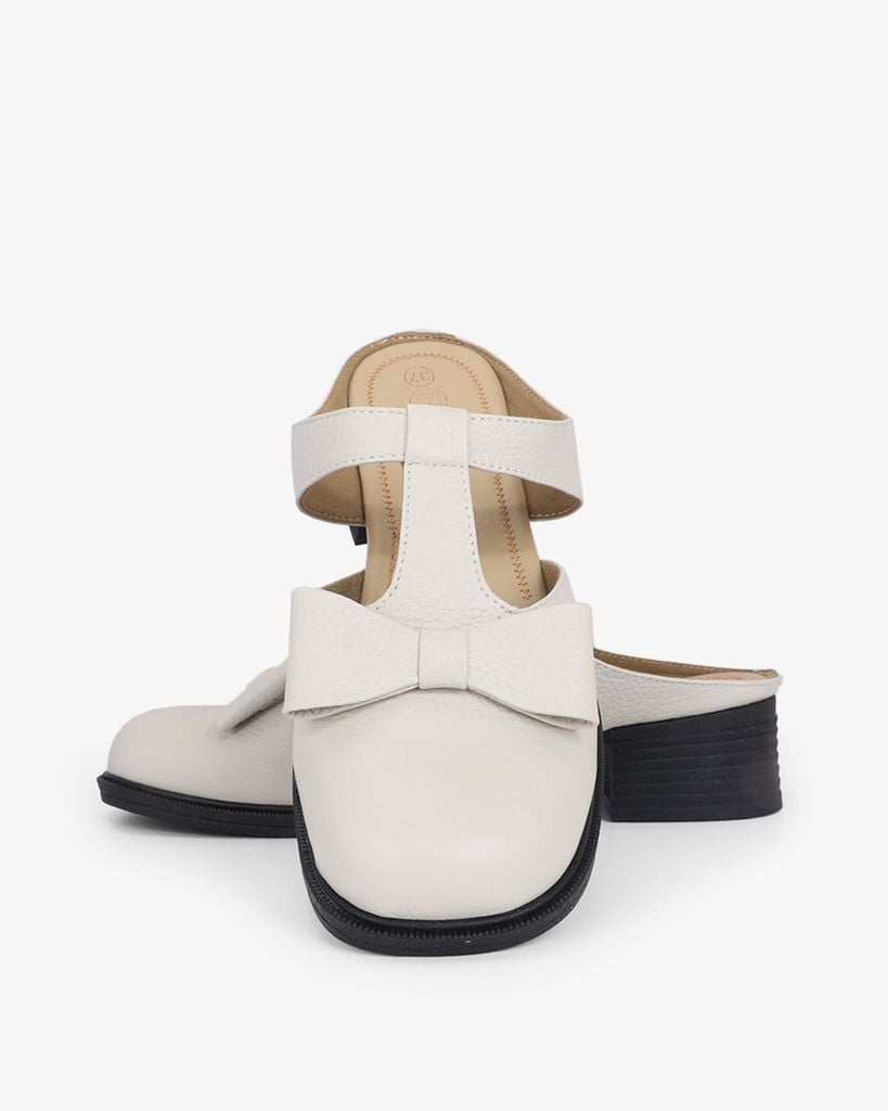 Dép Bít Mũi Hạnh Dung Quai Bản T Nơ HD041104AD