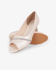 Giày Cao Gót Hạnh Dung Hở Mũi Xoàn Ngang HD041105AD