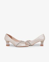 Giày Cao Gót Hạnh Dung Hở Mũi Xoàn Ngang HD041105AD