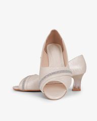 Giày Cao Gót Hạnh Dung Hở Mũi Xoàn Ngang HD041105AD