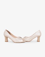 Giày Cao Gót Hạnh Dung Hở Mũi Xoàn Oval HD041106AD