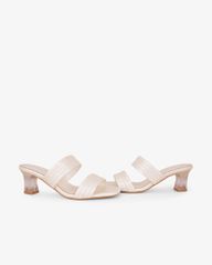 Dép Cao Gót Hạnh Dung Nhị Ngang Quai Gân Vân  HD041109AD