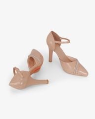 Giày Sandal Cao Gót Hạnh Dung Bít Mũi Xoàn Chéo HD041110AD