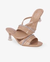 Dép Cao Gót Hạnh Dung Quai Ngang Lấp Lánh HD041111AD