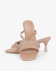 Dép Cao Gót Hạnh Dung Quai Ngang Lấp Lánh HD041111AD