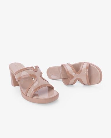 Dép Cao Gót Hạnh Dung Quai Gợn Sóng HD041121AD