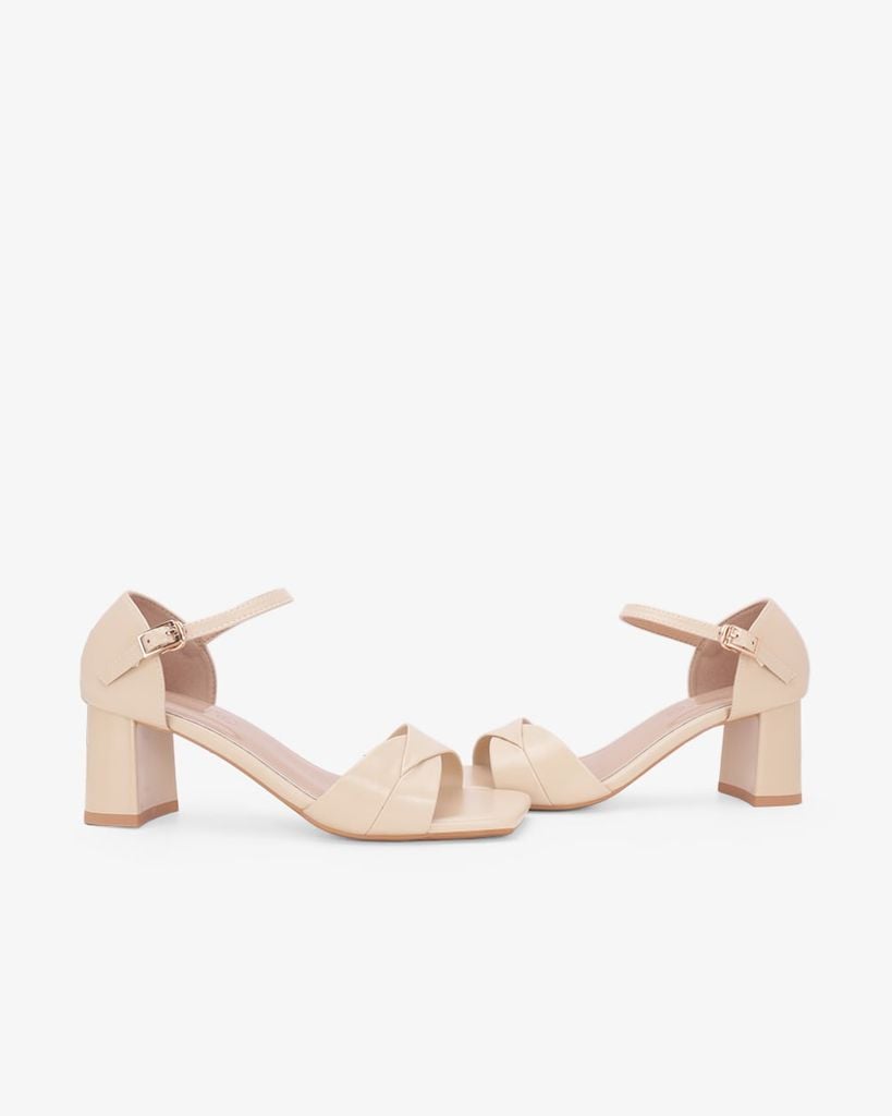 Sandal Cao Gót Hạnh Dung Quai Chéo HD041145AD