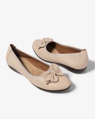 Giày Búp Bê Hạnh Dung Mũi Tròn Đính Nơ Thanh Lịch HD04945AD