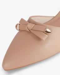 Giày Sandal Hạnh Dung Bít Mũi Nơ HD04949AD