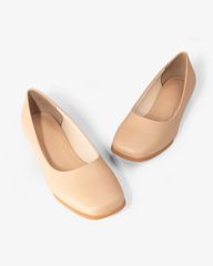 Giày Búp Bê Hạnh Dung Mũi Vuông Trơn HD04953AD