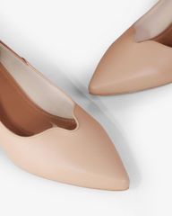 Giày Cao Gót Hạnh Dung Mũi Nhọn Gót Vuông HD04971AD